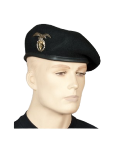 Boina Negra Brigada Paracaidista Oro y Plata