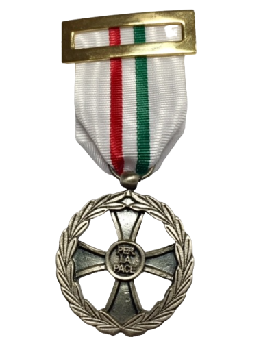 Medalla Cruz Conmemorativa Man. Paz Italia