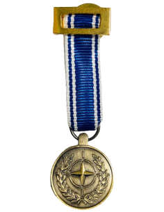 Medalla Miniatura Otan Macedonia