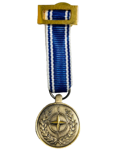 Medalla Miniatura Otan Macedonia