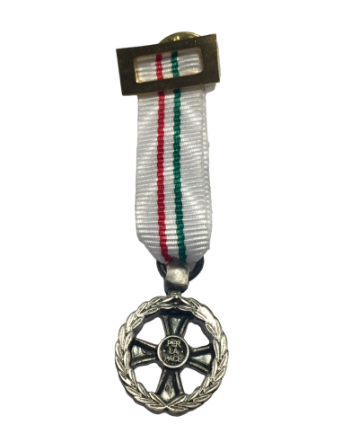 Medalla Miniatura Conmemorativa Mant. Paz Italia