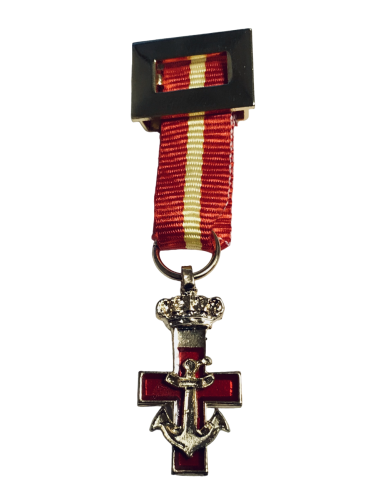 Medalla Miniatura Merito Naval Dtvo Rojo