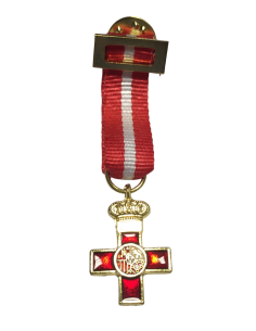 Medalla Miniatura Merito Militar Dtvo Rojo