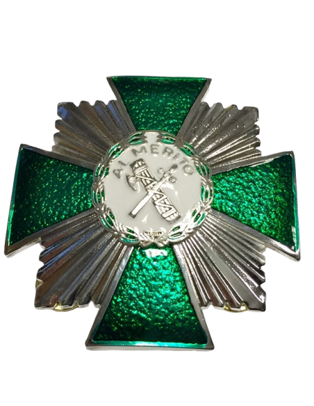 Placa Merito Guardia Civil distintivo Blanco