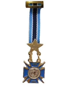 Medalla miniatura ONU 50º Aniversario