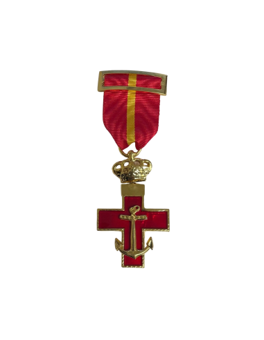 Cruz del Mérito Naval con distintivo rojo