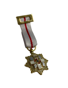Medalla Miniatura Placa Mérito Militar distintivo blanco 2