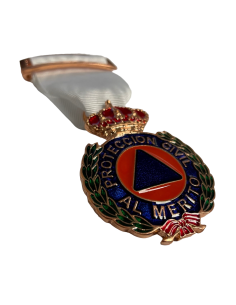 Medalla al Merito de la Protección Civil Dtvo Blanca Bronce 2