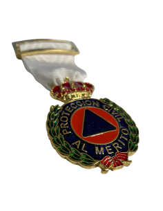 Medalla al Merito de la Protección Civil Dtvo Blanco Oro 2