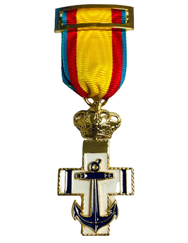 Cruz del Mérito Naval con distintivo azul
