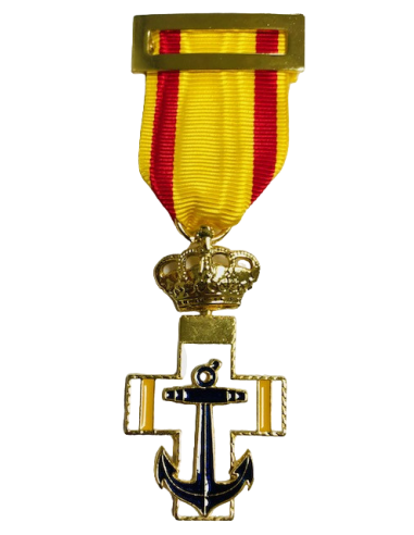  Cruz del Merito Naval con Distintivo Amarillo