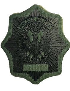 Parche Policía Militar Verde PVC