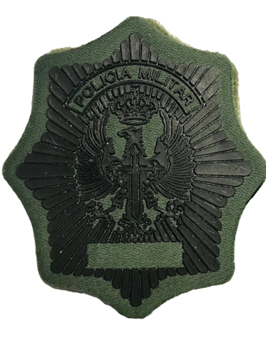Parche Policía Militar Verde PVC