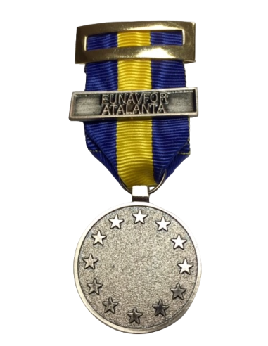 Medalla EUNAVFOR ATALANTA (aguas de Somalia) Amarilla