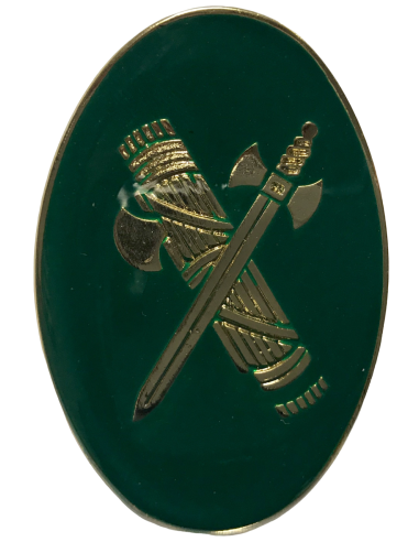Emblema Metal Guardia Civil imperdible trasero