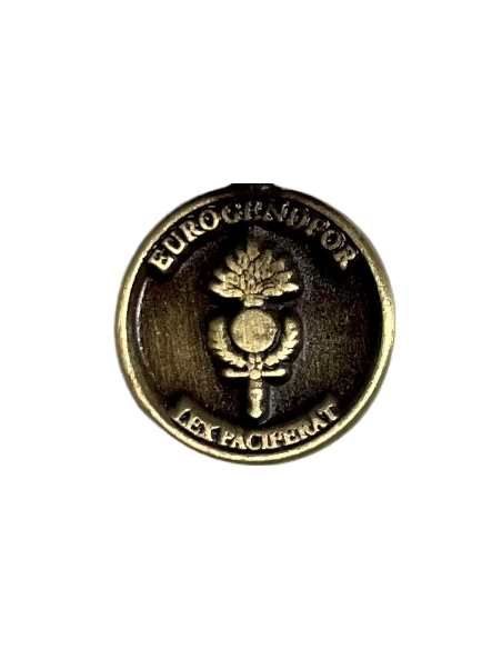 Pin Eurogendfor bronce