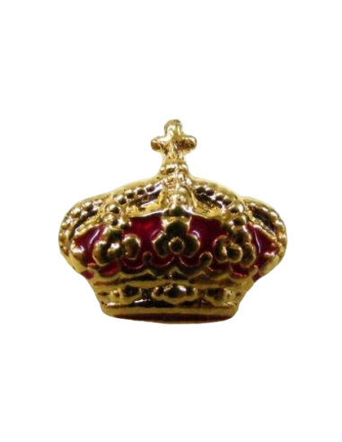 Corona para emblema gorra Ejército (Baño oro y esmalte). 