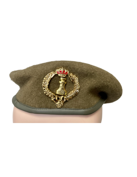Boina caqui del Mando de Ingenieros MING