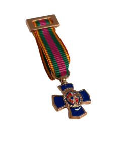 Medalla Miniatura a la Dedicación Policial 20 Años 2