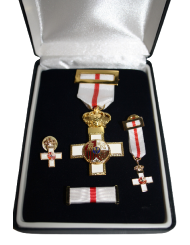 Medalla Cruz Mérito Militar + Pasador + Pin + Medalla miniatura