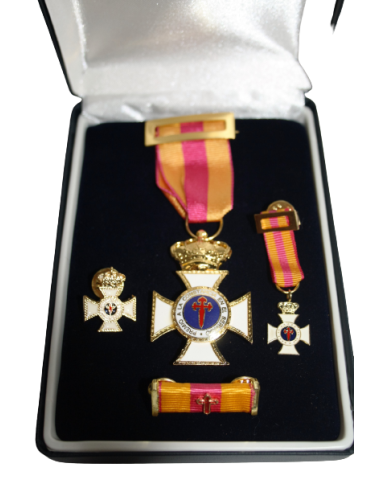 Medalla Constancia 30 años + Pasador + Pin + Miniatura