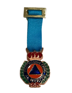 Medalla miniatura Protección Civil Bronce