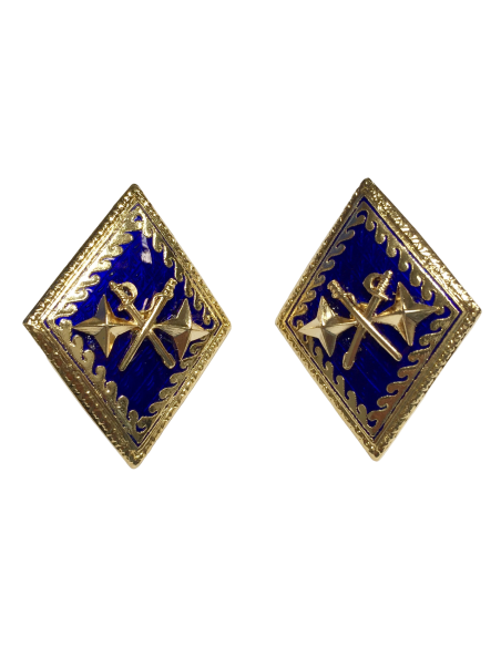 Rombos solapa Ejército del Aire Intendencia General de División (Par) 