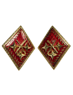 Rombos solapa Ejército del Aire Teniente General (Par) 