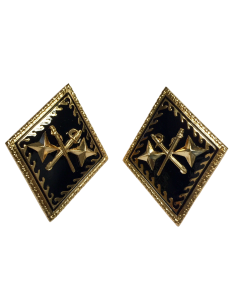 Rombos solapa Ejército del Aire Ingeniero General de División (Par) 