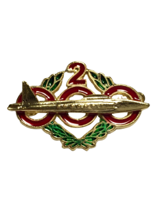 Distintivo Horas de Vuelo 2000 Horas (Reactor) Rojo