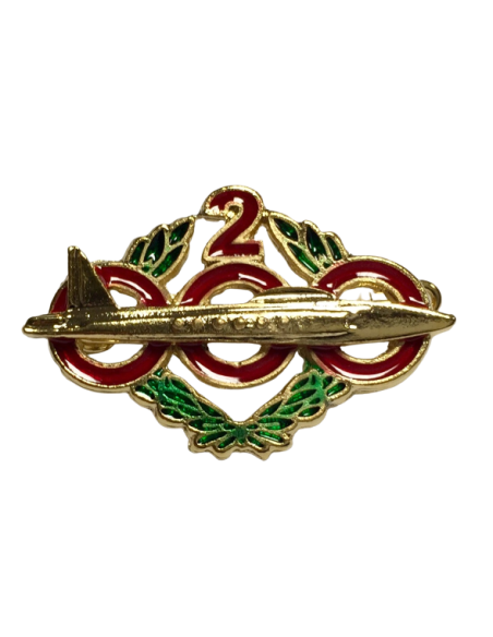 Distintivo Horas de Vuelo 2000 Horas (Reactor) Rojo