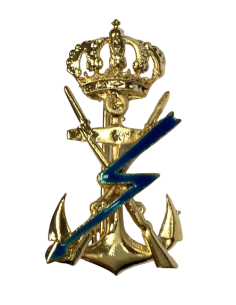 Distintivo curso Comunicaciones Infantería Marina Mando