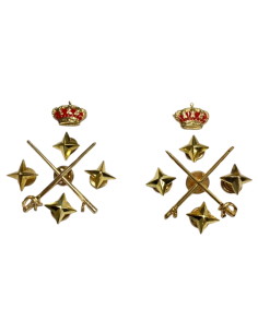 Divisas Metálicas General de Ejército