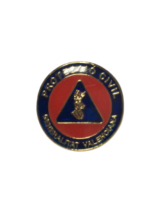 Pin Protección Civil Generalitat Valenciana Redondo