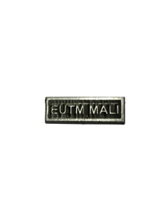 Barra EUTM MALI para pasador de diario plata
