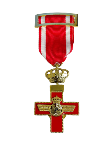 Cruz del Mérito Aeronáutico con distintivo rojo