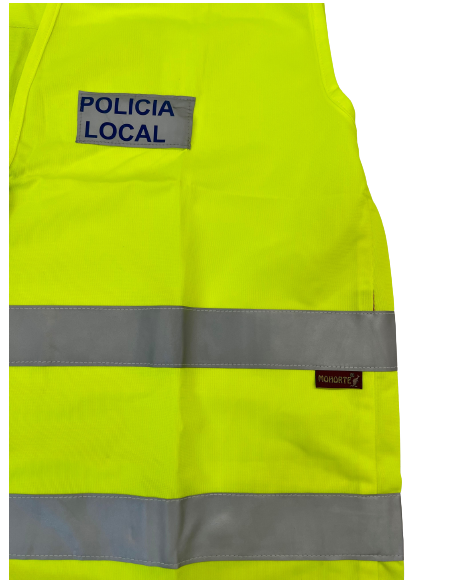 Chaleco Reflectante Amarillo Policia Local 