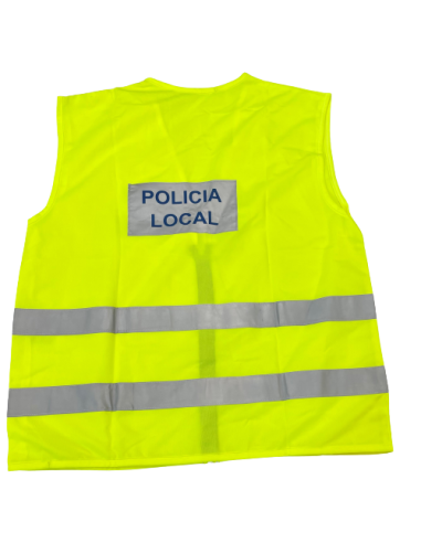 Chaleco Reflectante Amarillo Policia Local 
