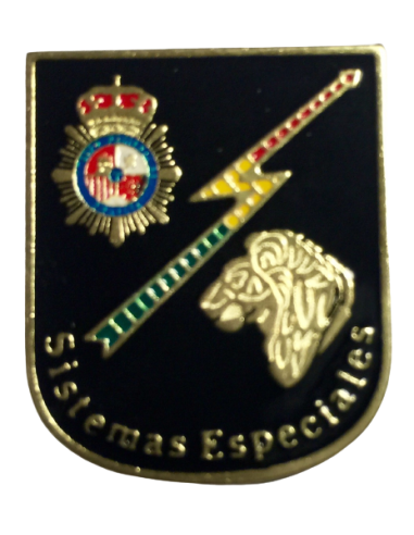 Distintivo metálico Sistemas Especiales Cuerpo Nacional de Policía