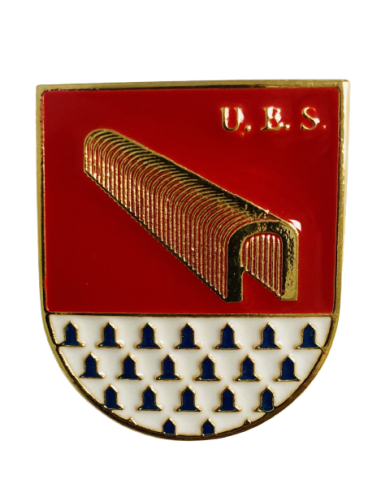 Distintivo metálico U.E.S SUBSUELO del Cuerpo Nacional de Policía