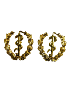 Emblema de Solapa Cuerpo Militar Sanidad ODONTOLOGIA (Par)