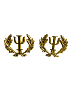 Emblema Solapa Cuerpo Militar Sanidad PSICOLOGÍA  (Par)