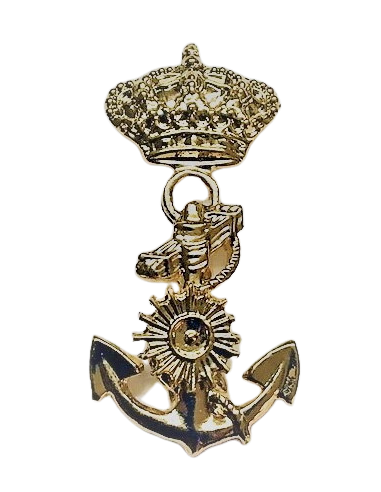 Distintivo del curso de Intendencia de la Armada Española 