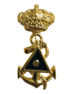 Distintivo del curso de Hidrografía de la Armada Española 
