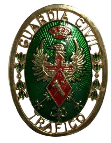 Distintivo de Pecho Guardia Civil de Tráfico Ovalado 