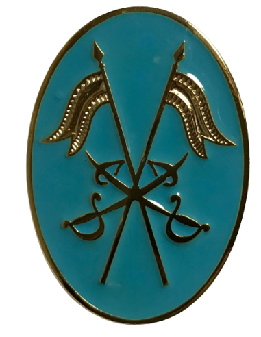 Distintivo Academia General Militar Ovalado Caballería