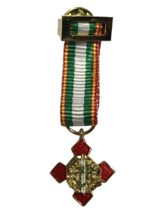 Medalla Miniatura Merito Policial Distintivo Rojo