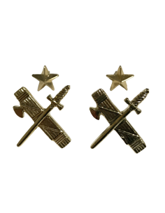 Emblema de Solapa Cuello Guardia Civil de Estado Mayor ( Par)