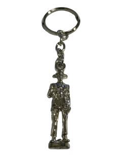Llavero Muñeco Guardia Civil Plateado 