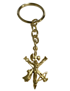Llavero Cristo Legión Dorado 